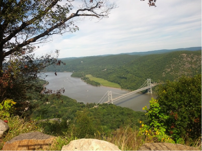 view from top of Bear Mountain NY